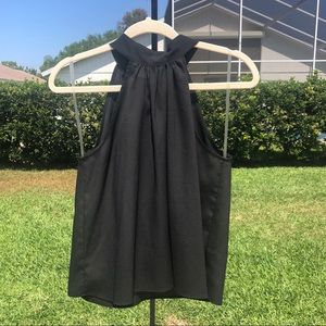 BOW BACK black top size xsmall